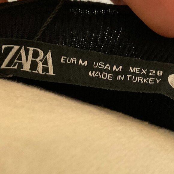 Zara Women's long  Black Dress - Picture 4 of 5